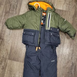Osh Kosh 12 month snowcoat and bib